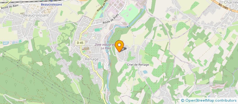 localisation de l'entreprise BALOGH  RENAGE