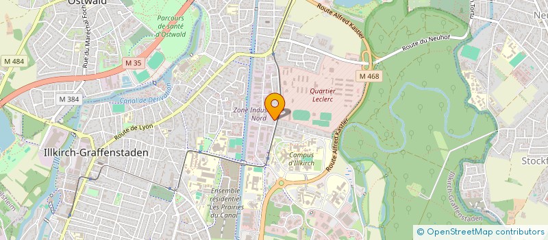 localisation de l'entreprise BALOHA  ILLKIRCH-GRAFFENSTADEN