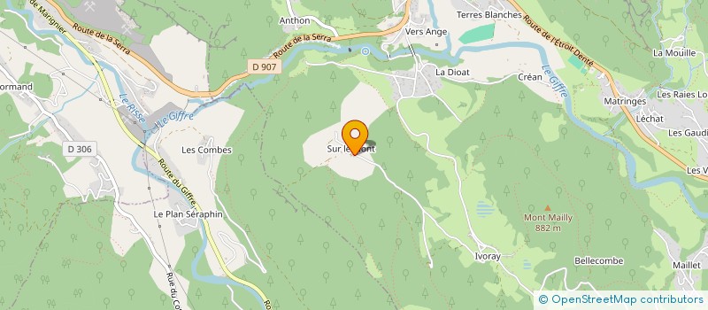 localisation de l'entreprise BALOO  MIEUSSY