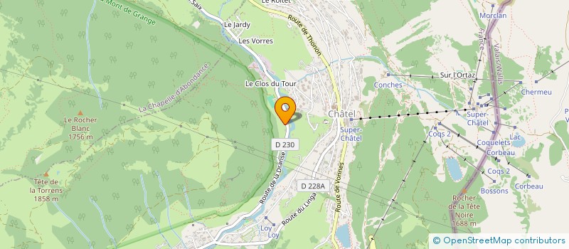 localisation de l'entreprise BALOO  CHATEL