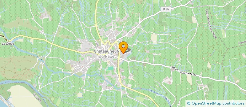 localisation de l'entreprise BALOO MACONNERIE  CHATEAUNEUF-DU-PAPE