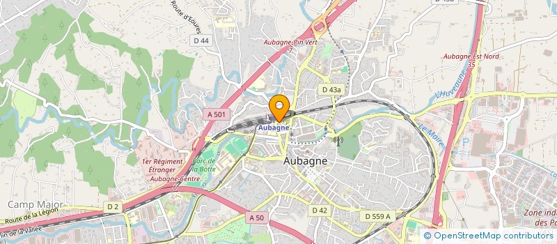 localisation de l'entreprise BALOOPUB  AUBAGNE