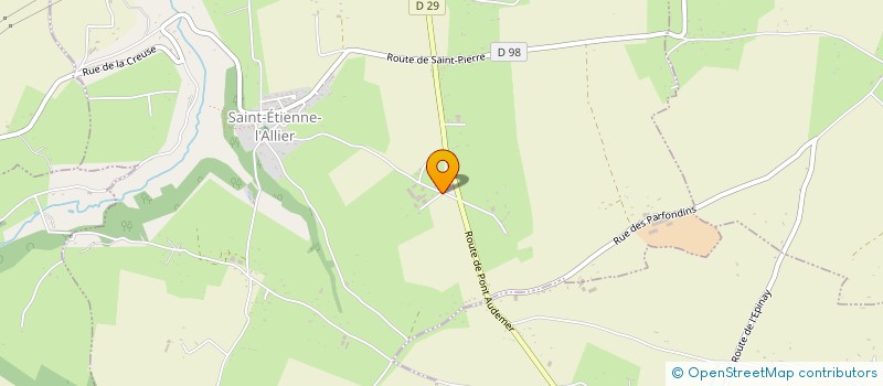 localisation de l'entreprise BALOU B.V.  SAINT-ETIENNE-L'ALLIER