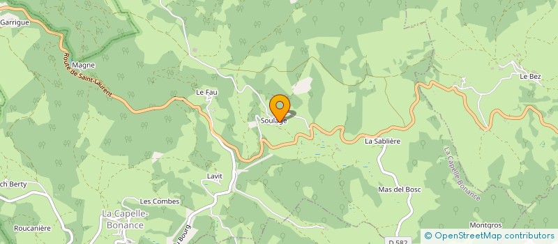 localisation de l'entreprise BALOU-BALOU  LA CAPELLE-BONANCE