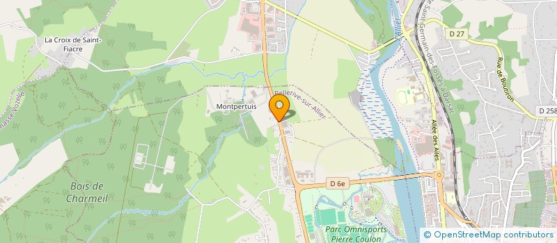 localisation de l'entreprise BALOU BOIS TP à BELLERIVE-SUR-ALLIER