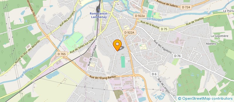 localisation de l'entreprise BALOUA  ROMORANTIN-LANTHENAY