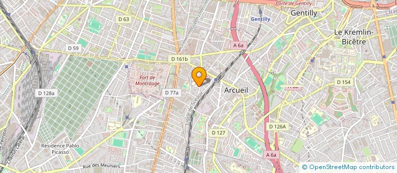 localisation de l'entreprise BALOUMA  ARCUEIL
