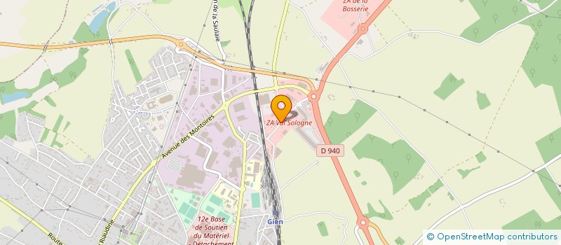localisation de l'entreprise BALOUZAT VISION à GIEN