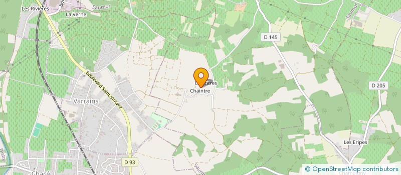 localisation de l'entreprise BALOUZET CDC à SAUMUR