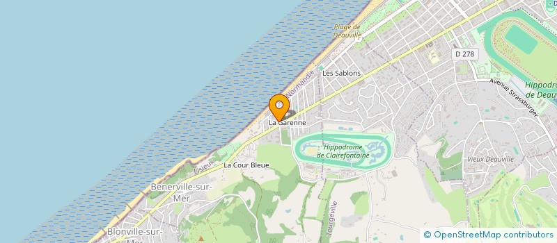 localisation de l'entreprise BALP à BENERVILLE-SUR-MER