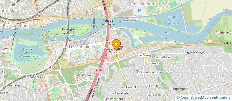localisation de l'entreprise BALPA FINANCES  SAINT-AVERTIN