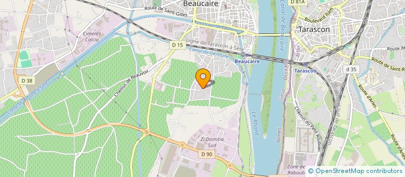 localisation de l'entreprise BALPAC  BEAUCAIRE