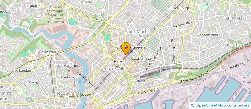 localisation de l'entreprise BALPHA à BREST