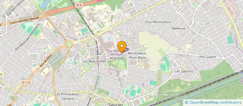 localisation de l'entreprise BALPOM PARTICIPATIONS INVESTIS INDUSTRIE à SEVRAN