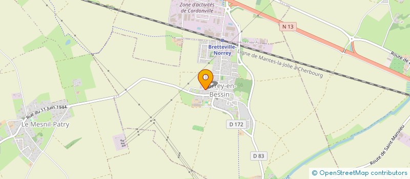 localisation de l'entreprise BALRE  SAINT-MANVIEU-NORREY