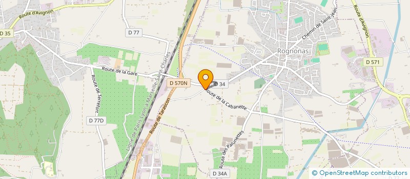 localisation de l'entreprise BALREC  ROGNONAS