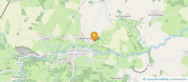 localisation de l'entreprise BALSA MINE  SAINT-AGNANT-DE-VERSILLAT