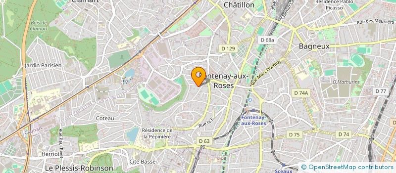 localisation de l'entreprise BALSAMIK à FONTENAY-AUX-ROSES