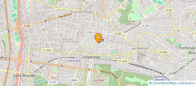 localisation de l'entreprise BALSAMO à VINCENNES