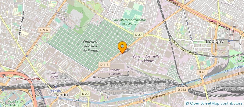 localisation de l'entreprise BALT TRANSPORT à BOBIGNY