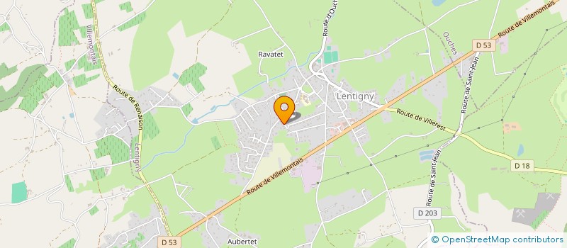 localisation de l'entreprise BALT1  LENTIGNY