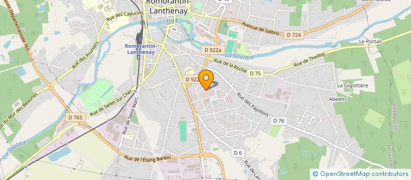 localisation de l'entreprise BALTA  ROMORANTIN-LANTHENAY