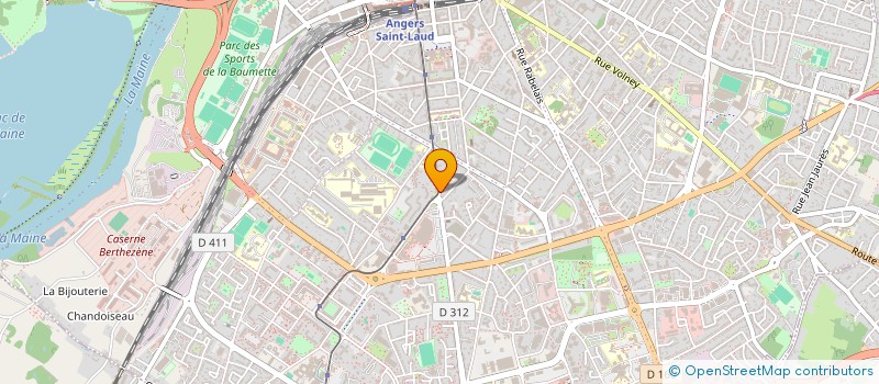 localisation de l'entreprise BALTAZAR à ANGERS