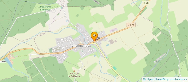 localisation de l'entreprise BALTAZAR  CHAMPENOUX