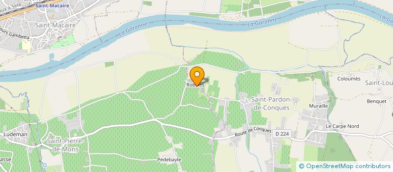 localisation de l'entreprise BALTAZAR IMMOBILIER  SAINT-PIERRE-DE-MONS