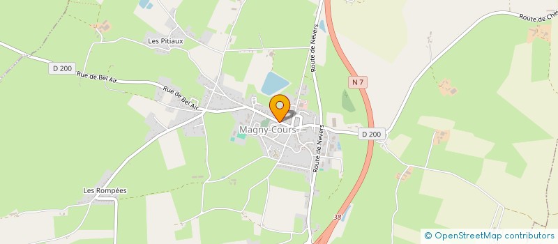 localisation de l'entreprise BALTAZART-THIRION à MAGNY-COURS