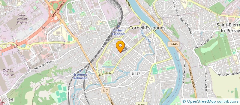 localisation de l'entreprise BALTEANU à SOISY-SUR-SEINE