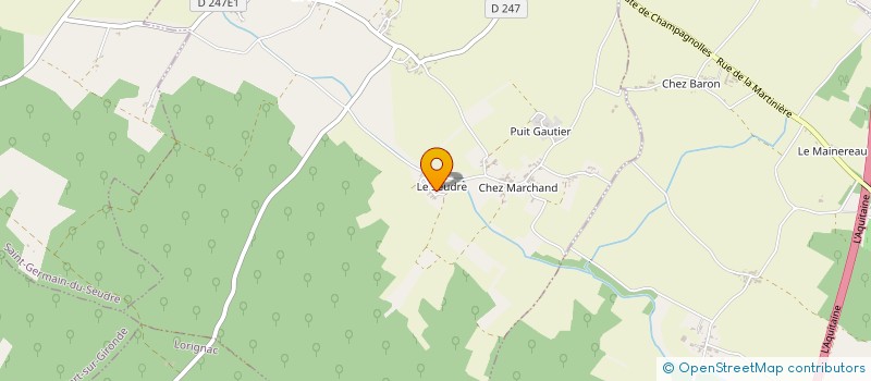 localisation de l'entreprise BALTER  CHAMPAGNOLLES