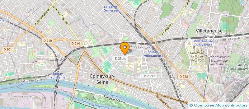 localisation de l'entreprise BALTEX à EPINAY-SUR-SEINE
