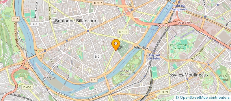 localisation de l'entreprise BALTHARD IMMOBILIER à BOULOGNE-BILLANCOURT