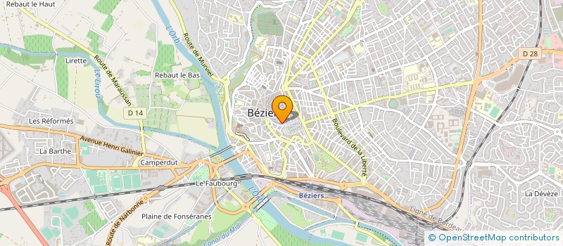 localisation de l'entreprise BALTHAZ' ART à BEZIERS