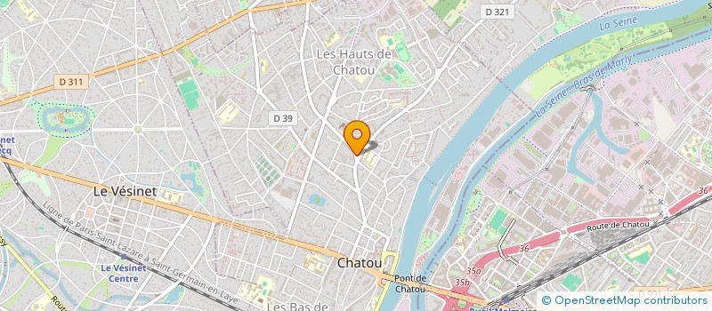 localisation de l'entreprise BALTHAZAR à CHATOU