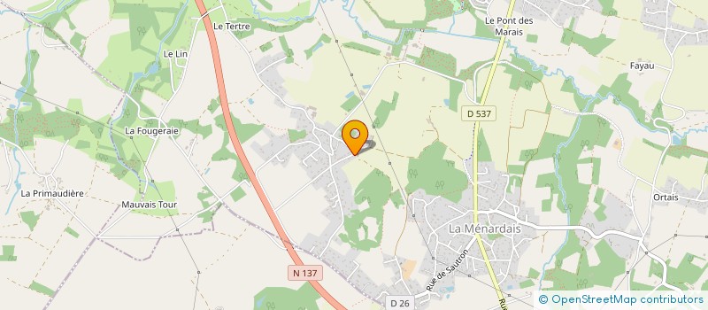 localisation de l'entreprise BALTHAZAR  TREILLIERES