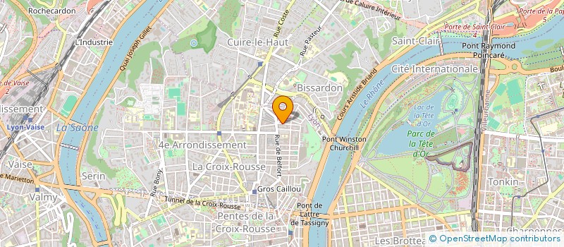localisation de l'entreprise BALTHAZAR à LYON