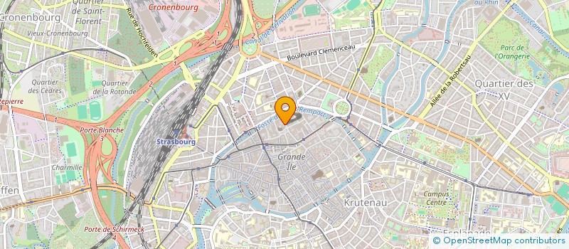 localisation de l'entreprise BALTHAZAR à STRASBOURG