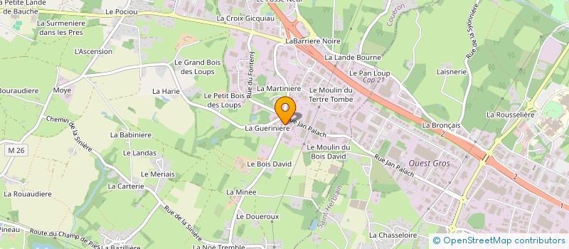 localisation de l'entreprise BALTHAZAR à COUERON