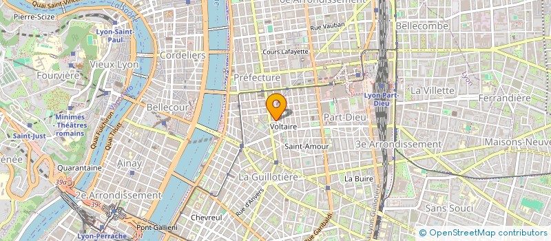 localisation de l'entreprise BALTHAZAR  SAINTE-FOY-LES-LYON