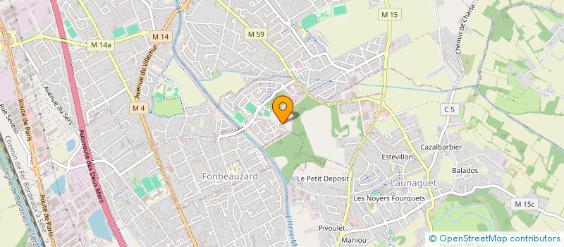 localisation de l'entreprise BALTHAZAR  FONBEAUZARD