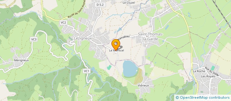 localisation de l'entreprise BALTHAZAR  SAINT-THOMAS-LA-GARDE