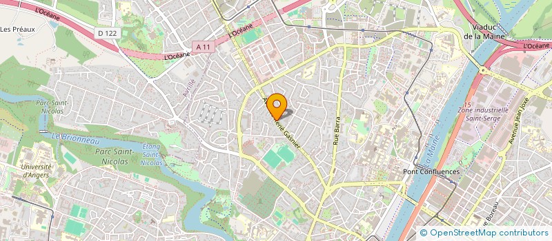 localisation de l'entreprise BALTHAZAR CONSEIL ET INVESTISSEMENT à ANGERS