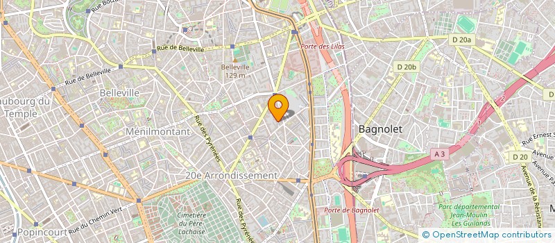 localisation de l'entreprise BALTHAZAR DI GIROLAMO à PARIS