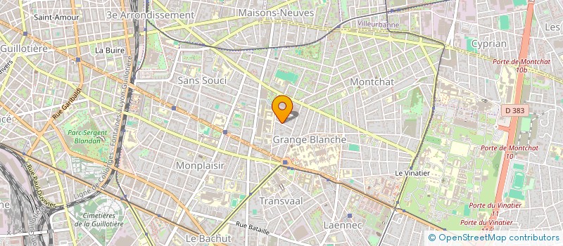 localisation de l'entreprise BALTHAZAR LYS  LYON