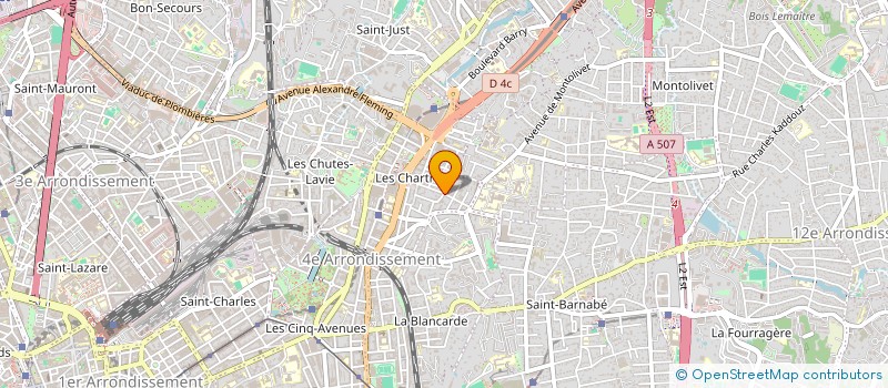 localisation de l'entreprise BALTHAZARD DE MONTRON à MARSEILLE