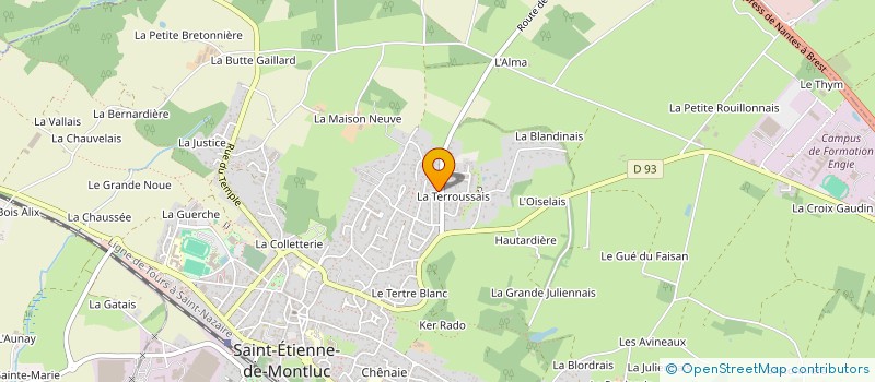 localisation de l'entreprise BALTHAZARD FILMS à SAINT-ETIENNE-DE-MONTLUC