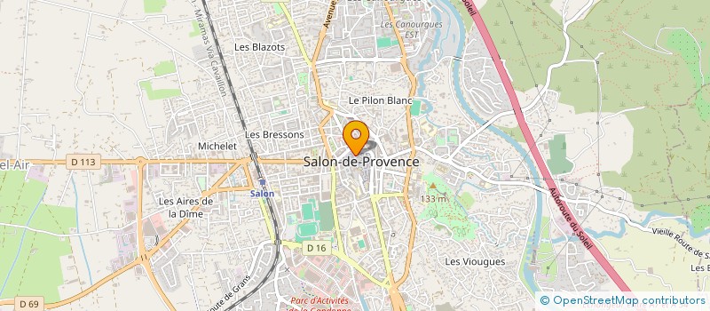 localisation de l'entreprise BALTHAZART  SALON-DE-PROVENCE