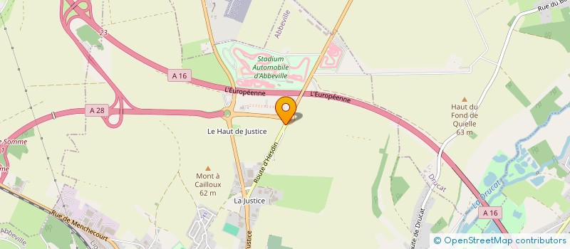 localisation de l'entreprise BALTI HABITAT à ABBEVILLE